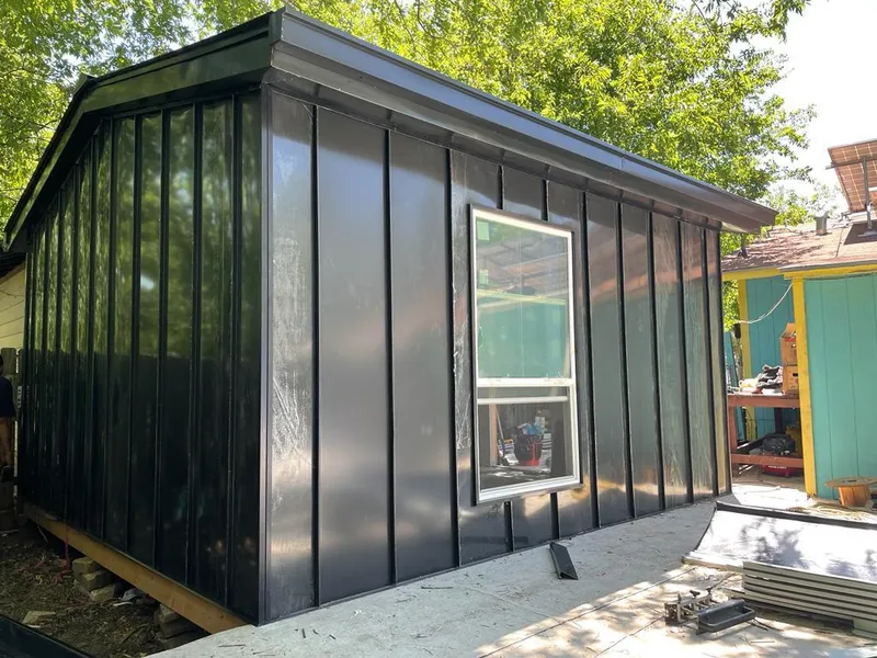 Black standing seam metal wall panels for Roof Inspection in Bear Creek